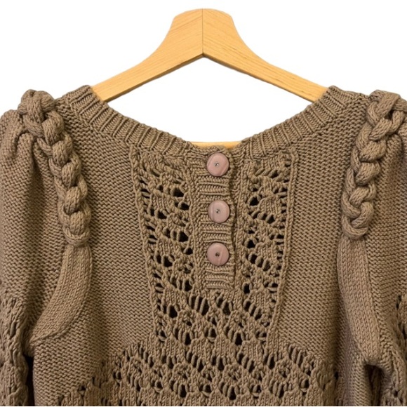 Rebecca Taylor Braided Sweater - Picture 7 of 10